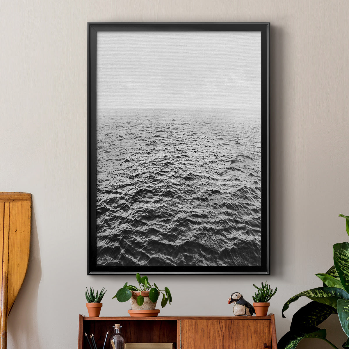 Rolling In - Modern Framed Canvas Print