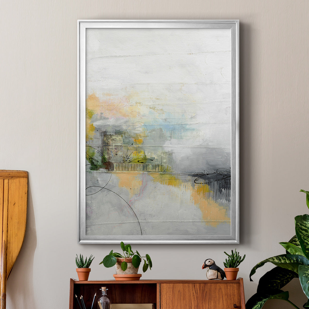 A Place of My Own - Modern Framed Canvas Print
