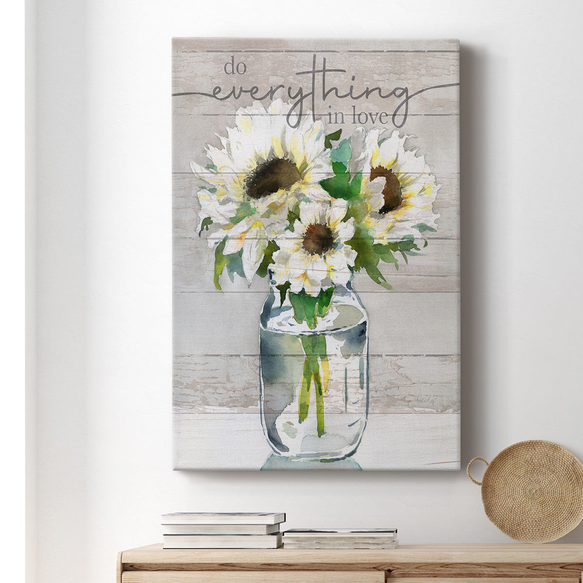 Do Everything In Love Premium Gallery Wrapped Canvas - Ready to Hang