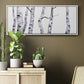 Birch Trees I - Floater Framed Canvas Print
