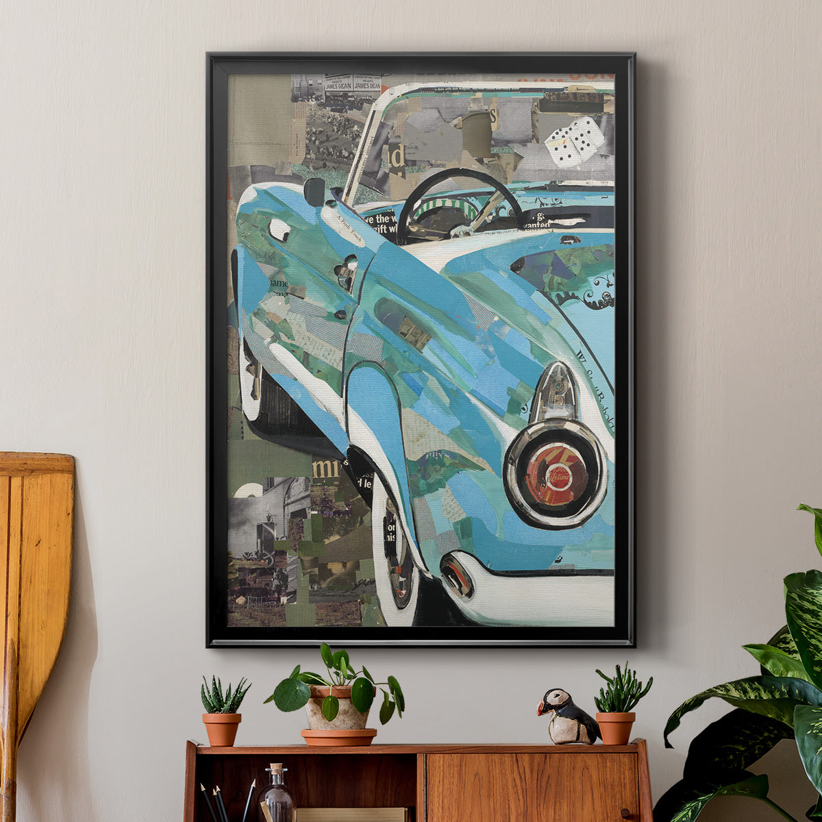 Thunderbird - Modern Framed Canvas Print