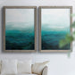 Drifting Sea I - Premium Framed Canvas 2 Piece Set - Ready to Hang