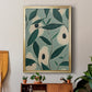 Monochrome Avocados - Modern Framed Canvas Print