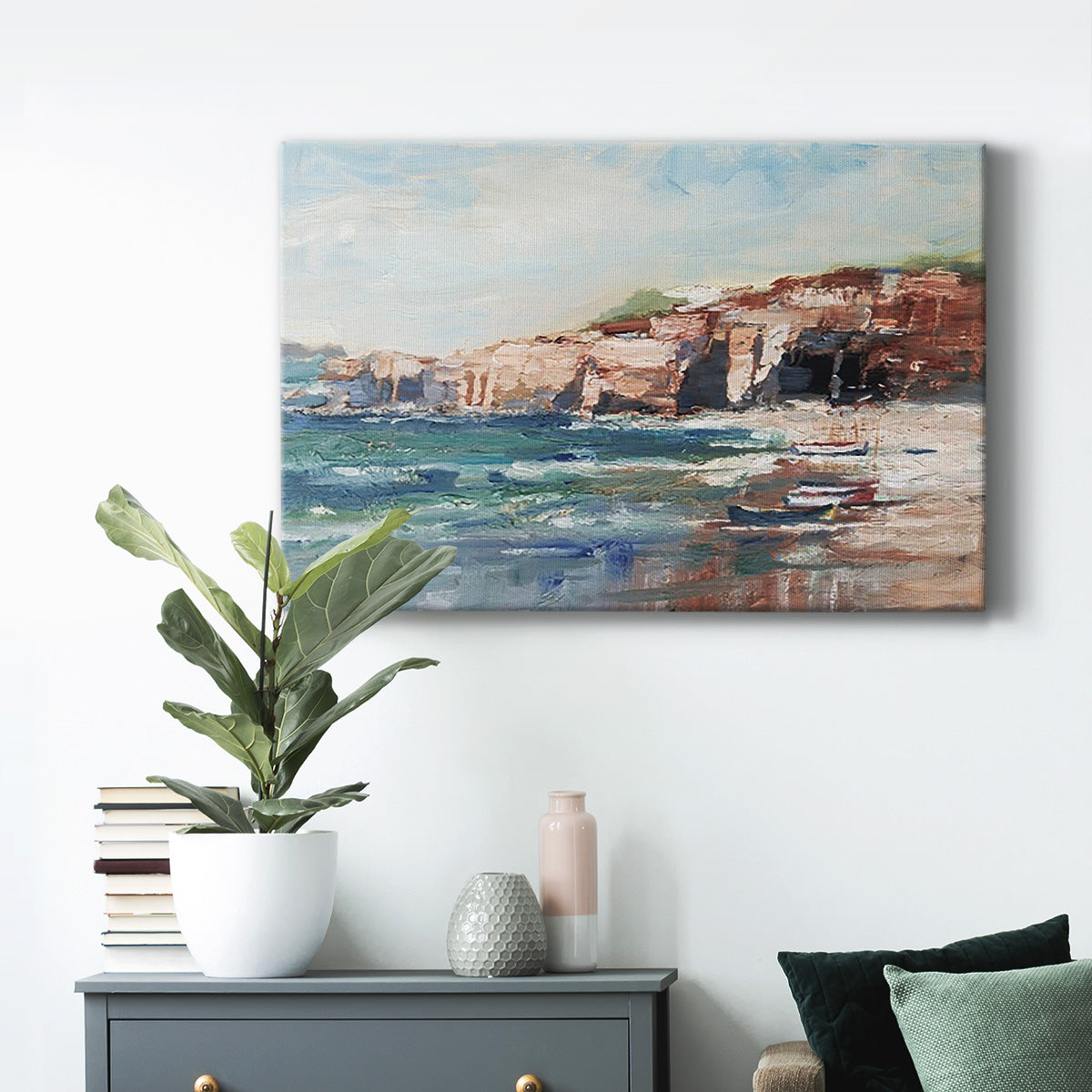 Sea Cliff Study II Premium Gallery Wrapped Canvas - Ready to Hang