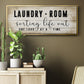 Laundry Room - Floater Framed Canvas Print
