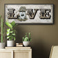 Winter Wonderland Friend Love - Floater Framed Canvas Print