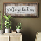 Y'all Come Back Now - Floater Framed Canvas Print