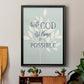 All Things - Modern Framed Canvas Print