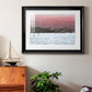 Sunset Snowfall I Premium Framed Print - Ready to Hang