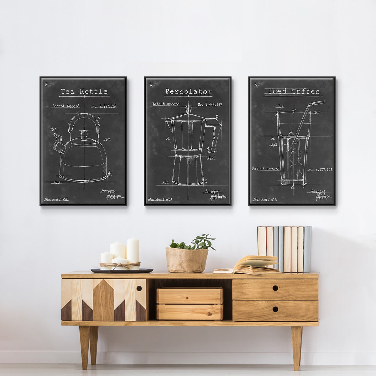 Morning Routine IV - Floater Framed Canvas Set