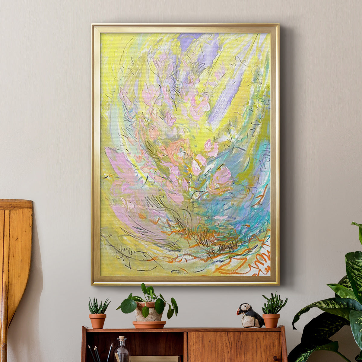 Approaching Equinox - Modern Framed Canvas Print