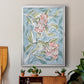 Faded Camellias I - Modern Framed Canvas Print