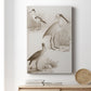 Sepia Water Birds II Premium Gallery Wrapped Canvas - Ready to Hang