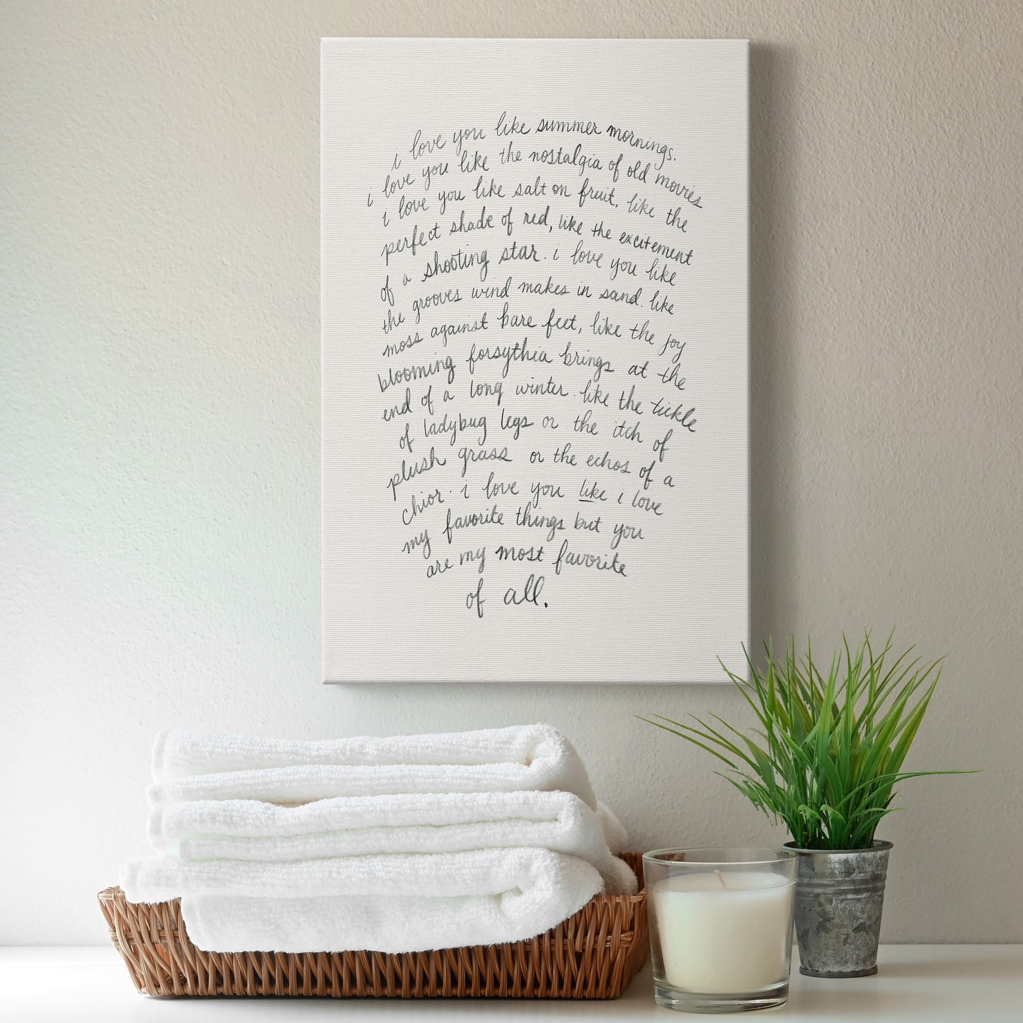 Letter to a Lover I Premium Gallery Wrapped Canvas - Ready to Hang