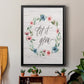 Let It Grow - Modern Framed Canvas Print