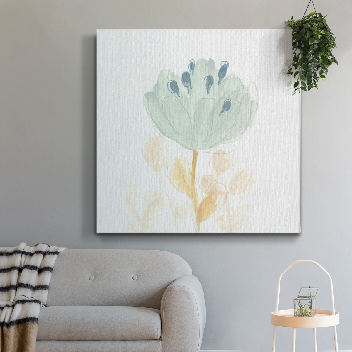 Petite Petals V - Canvas Art Print