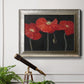 Poppy Trio I Premium Framed Canvas- Ready to Hang