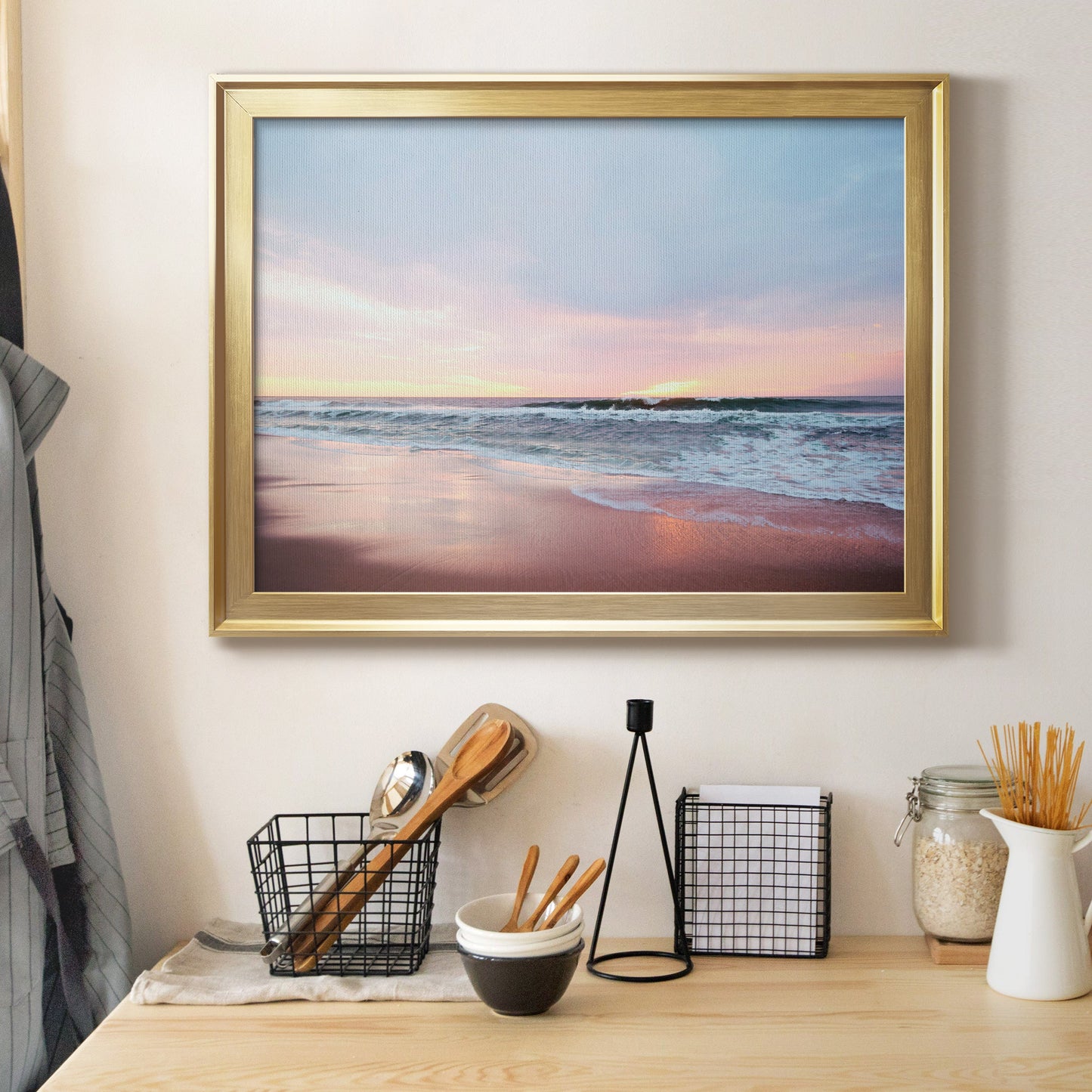 Morning Stroll Premium Classic Framed Canvas - Ready to Hang