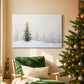 Frostlit Evergreen Parish - Canvas Art Print