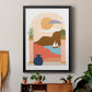 Paper Scene III - Modern Framed Canvas Print