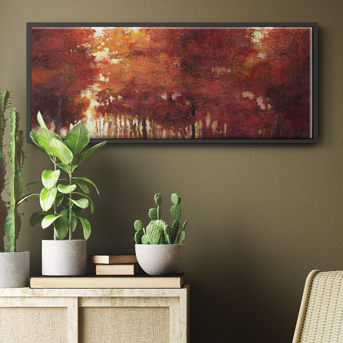 Afternoon Light - Floater Framed Canvas Print