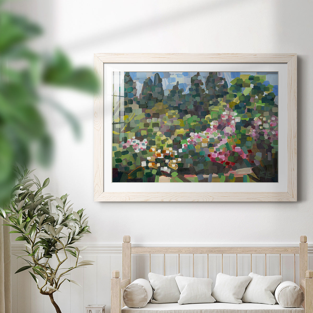 Arboretum in Spring-Premium Framed Print - Ready to Hang