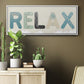 Relax Your Body - Floater Framed Canvas Print