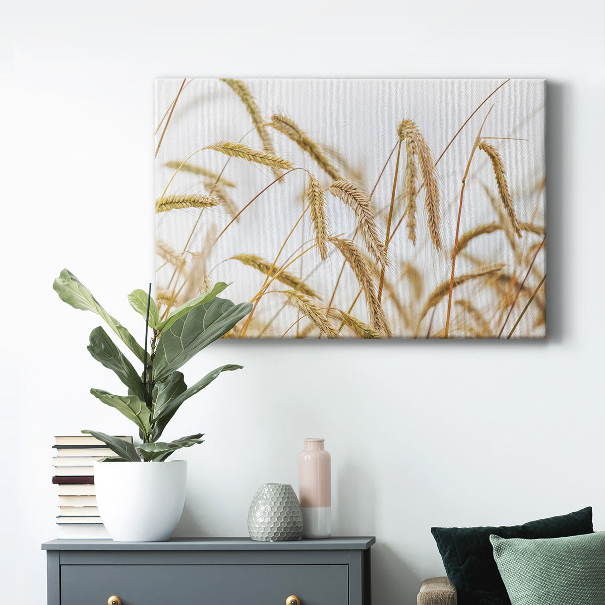 Wheat Premium Gallery Wrapped Canvas - Ready to Hang