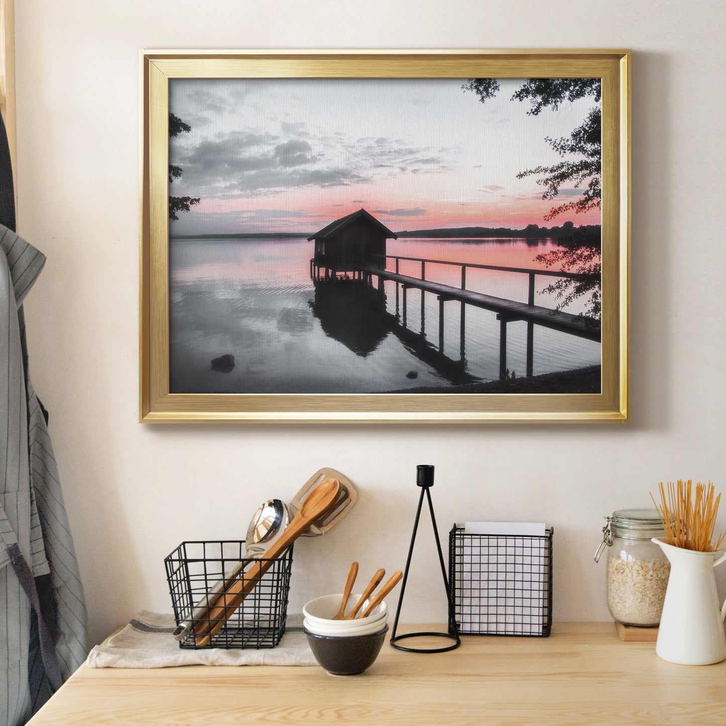 October Sunset Premium Classic Framed Canvas - Ready to Hang