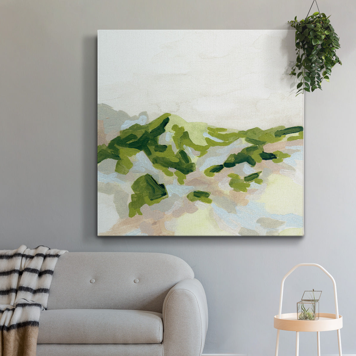 Emerald Hills I - Canvas Art Print