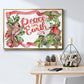 Cardinal Holly Christmas Collection A - Floater Framed Canvas Print