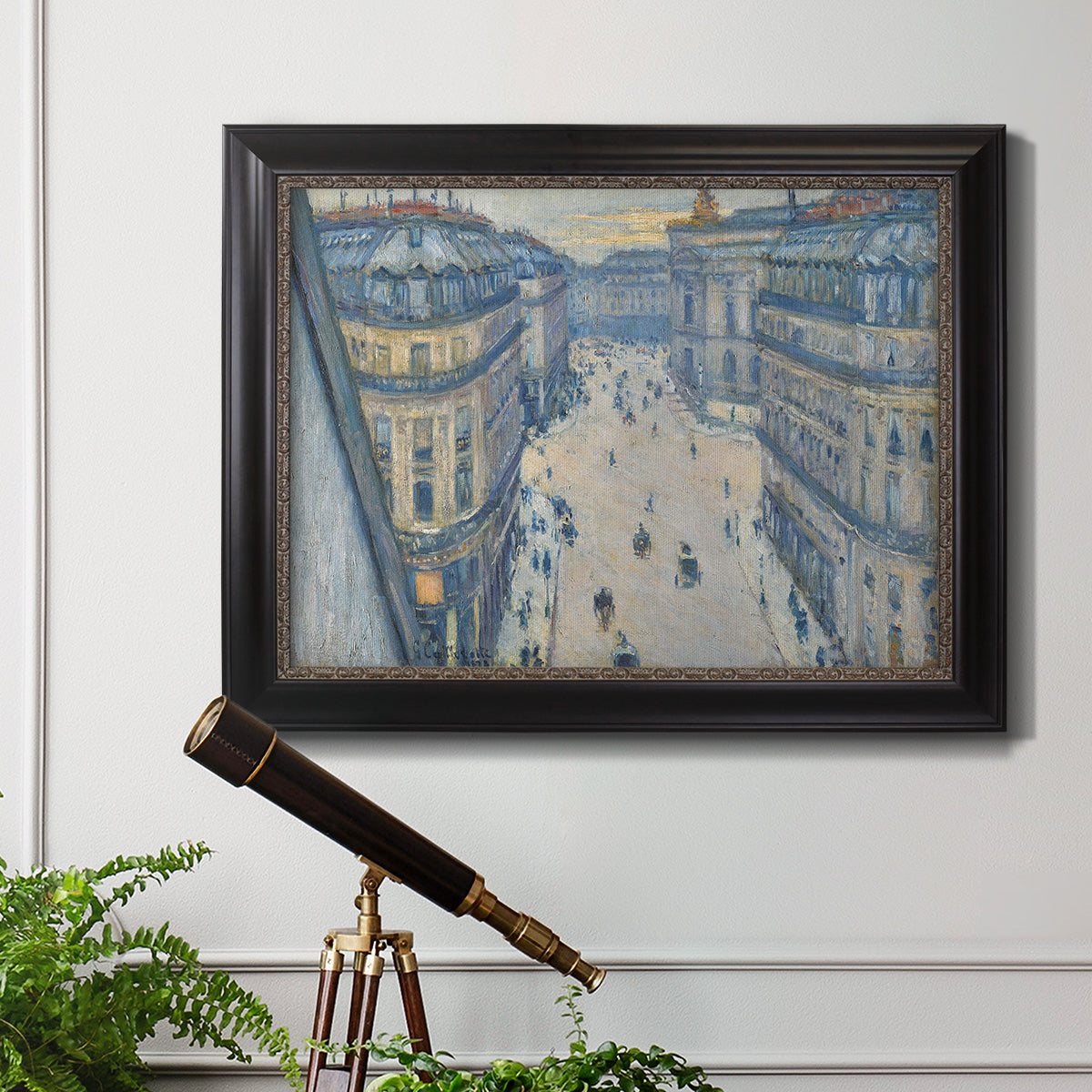 Halévy Street, View from the Seventh Floor - Ornate Framed Canvas Print
