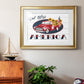 God Bless America Truck - Modern Framed Art Print