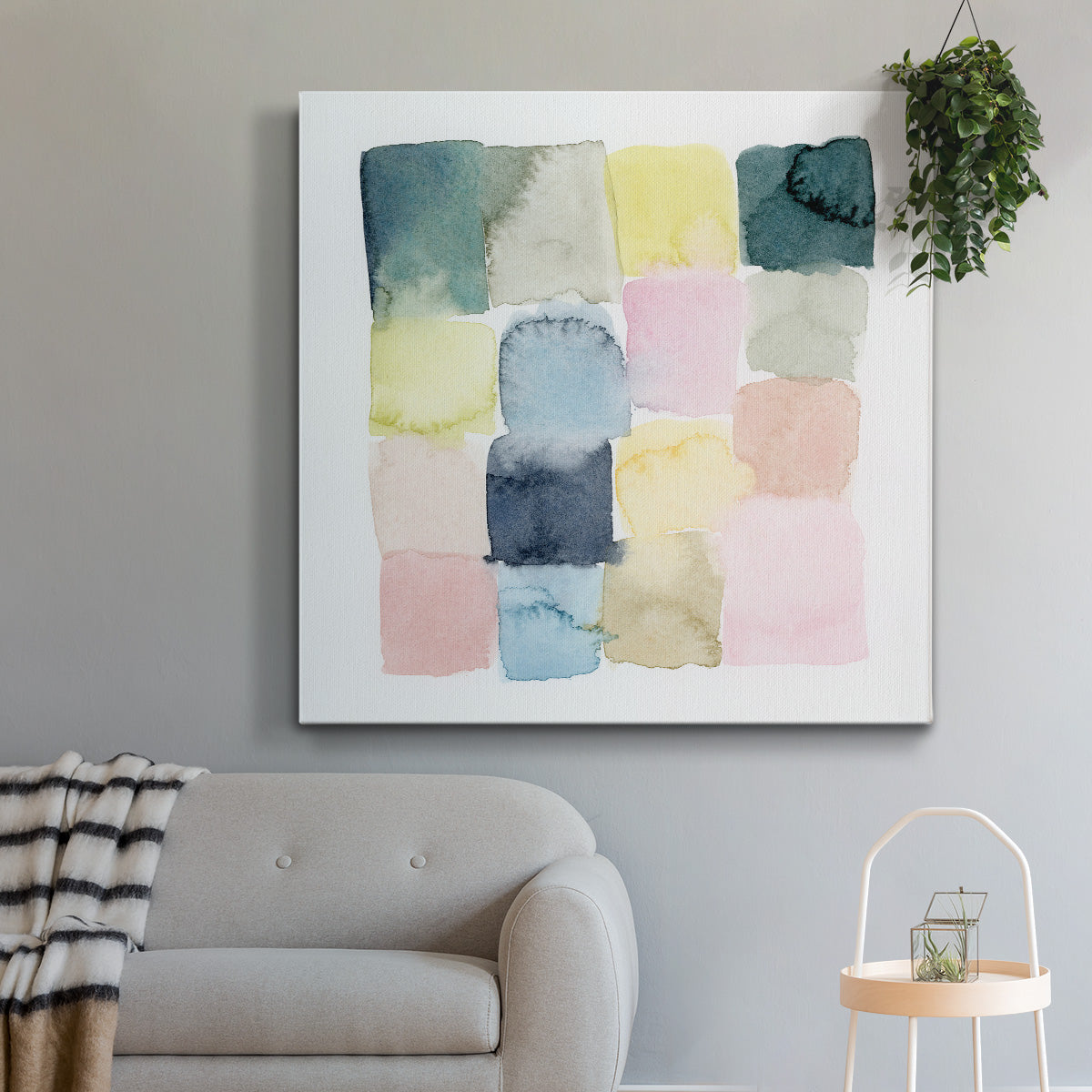 Pastel Patches II - Canvas Art Print