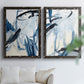 Indigo Swash I - Premium Framed Canvas 2 Piece Set - Ready to Hang