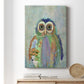 Fantastic Florals Owl - Canvas Art Print