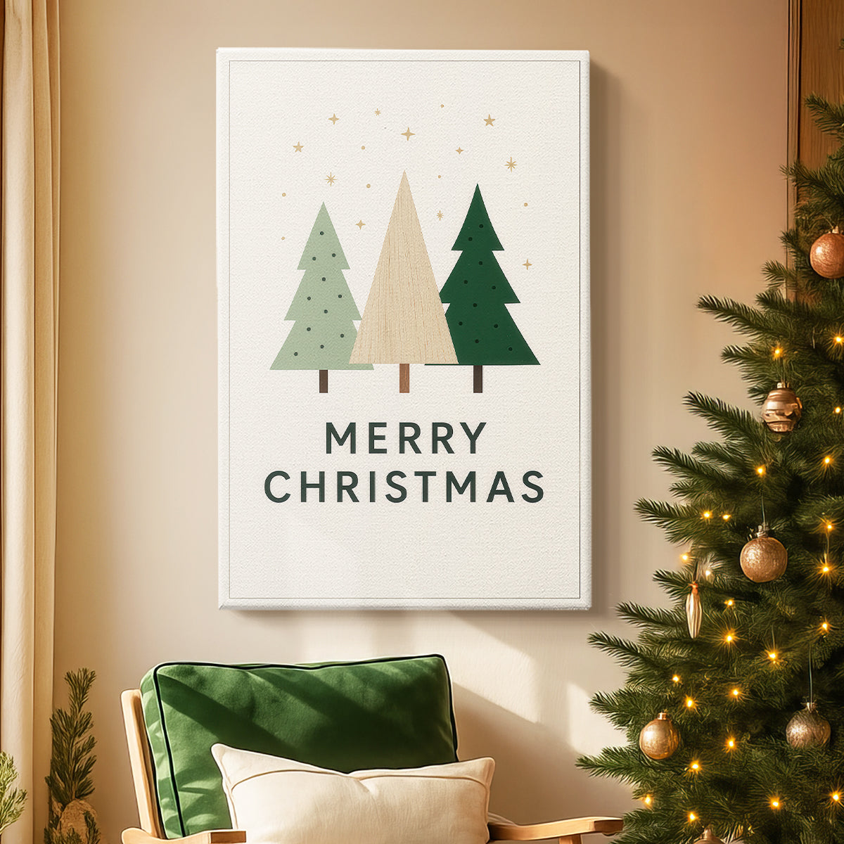 Silver Serenade of Bells - Canvas Art Print