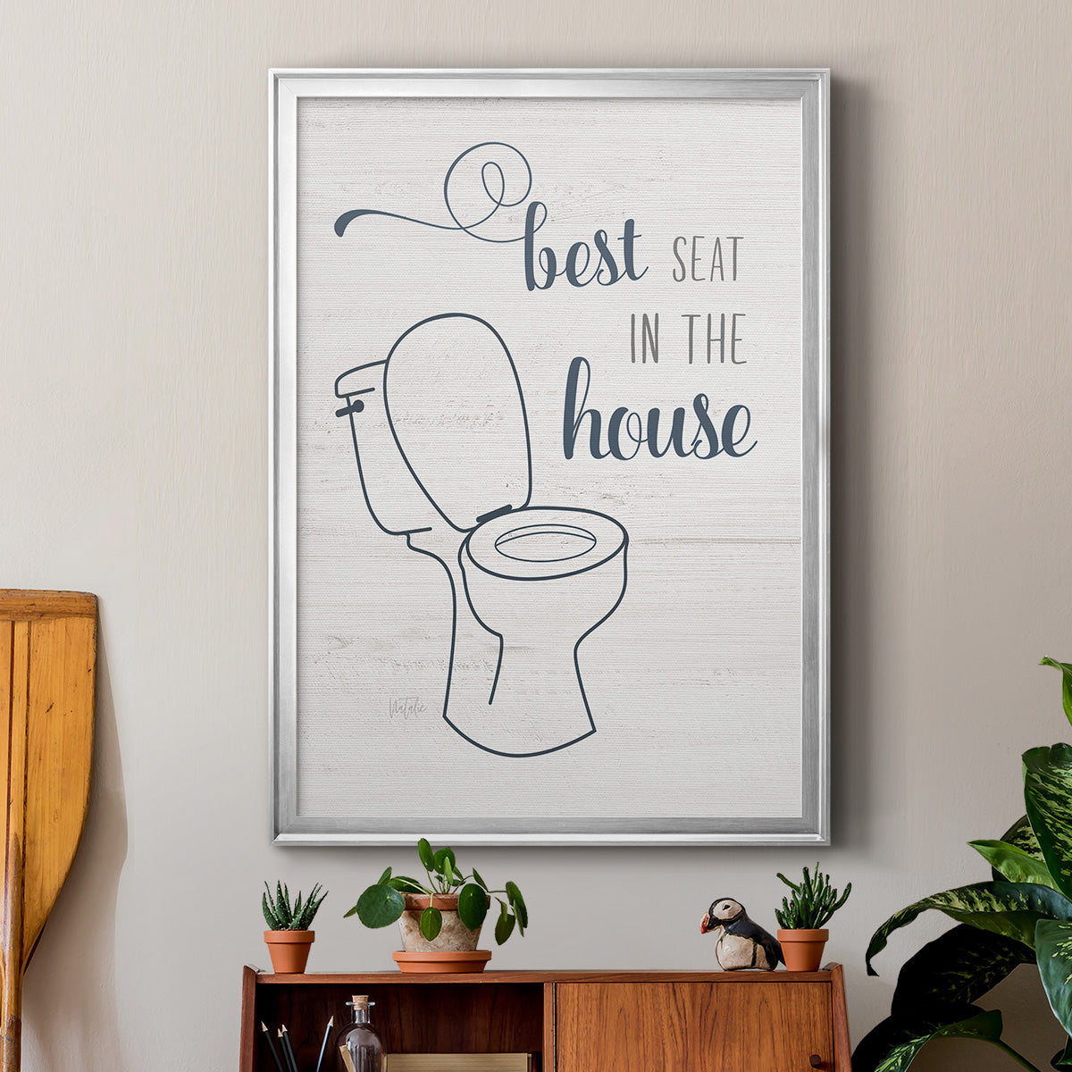Best Seat - Modern Framed Canvas Print
