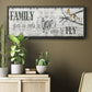 Family Gives Us - Floater Framed Canvas Print
