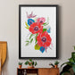 Brilliant Poppies II - Modern Framed Canvas Print