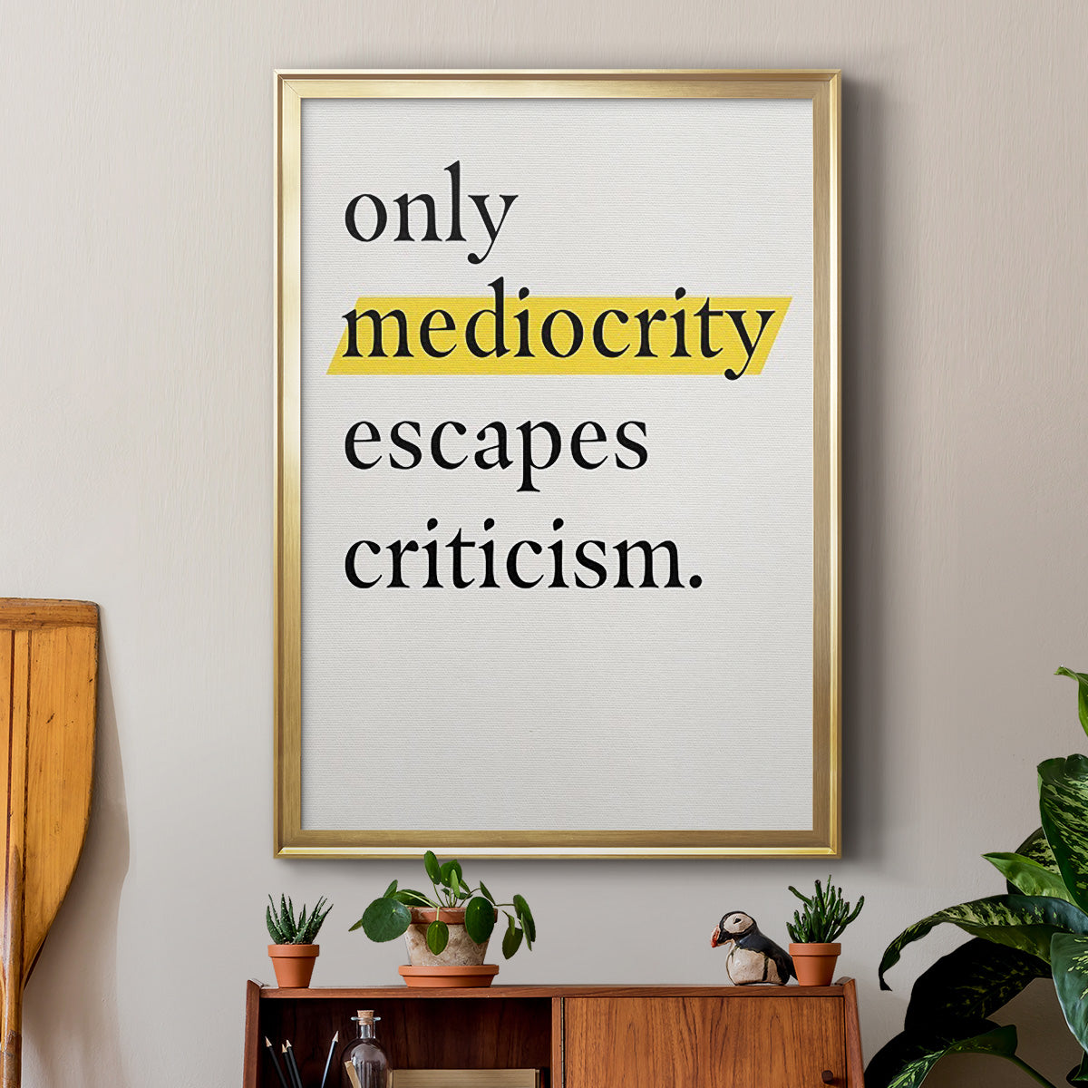 Bro-Inspo II - Modern Framed Canvas Print