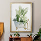 Plant Bath I - Modern Framed Canvas Print