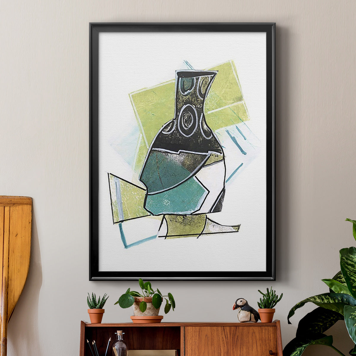 Jubilee Jugs II - Modern Framed Canvas Print