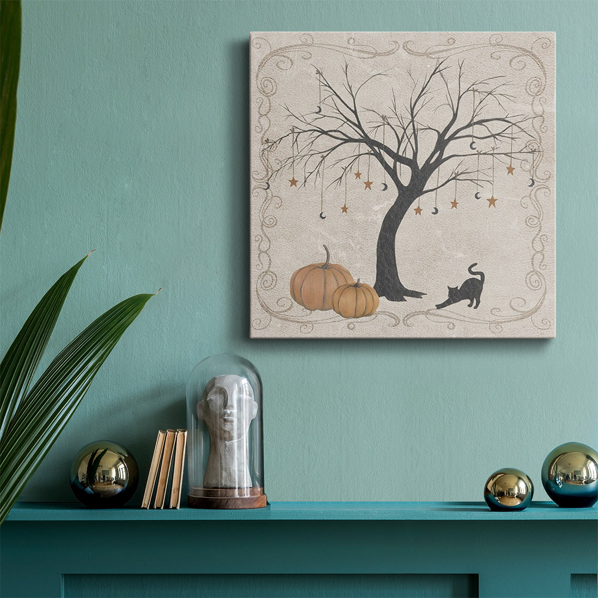 Vintage Halloween Collection A -Premium Gallery Wrapped Canvas - Ready to Hang