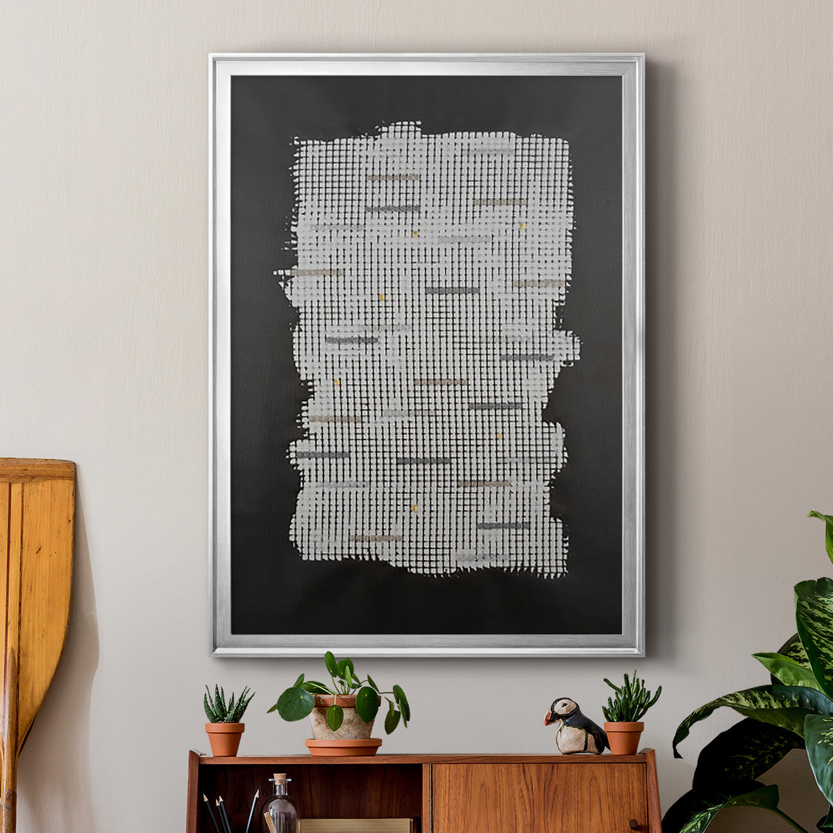 Bits & Bytes I - Modern Framed Canvas Print