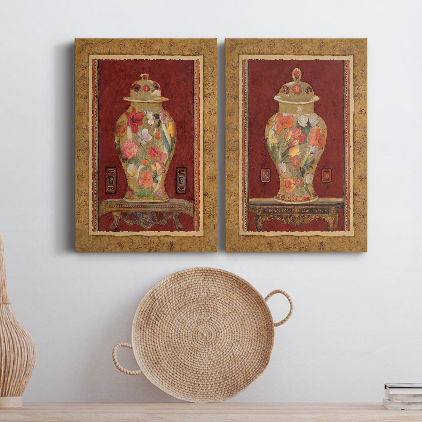 Romantic Urn I Premium Gallery Wrapped Canvas - Ready to Hang