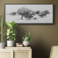 Treeline Sketch II - Floater Framed Canvas Print