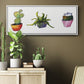 Vibing Succulents I - Floater Framed Canvas Print