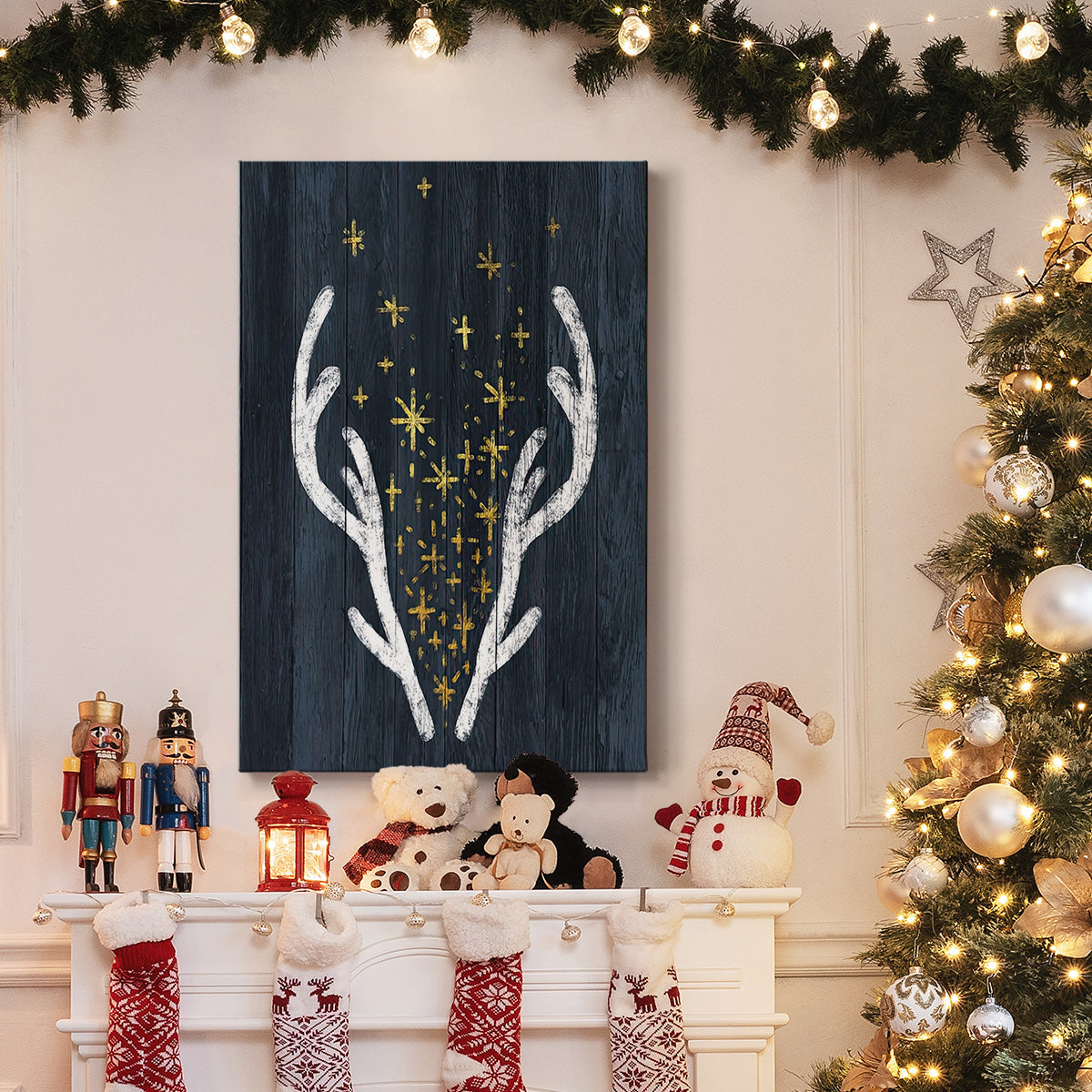 Antlers & Magic - Gallery Wrapped Canvas