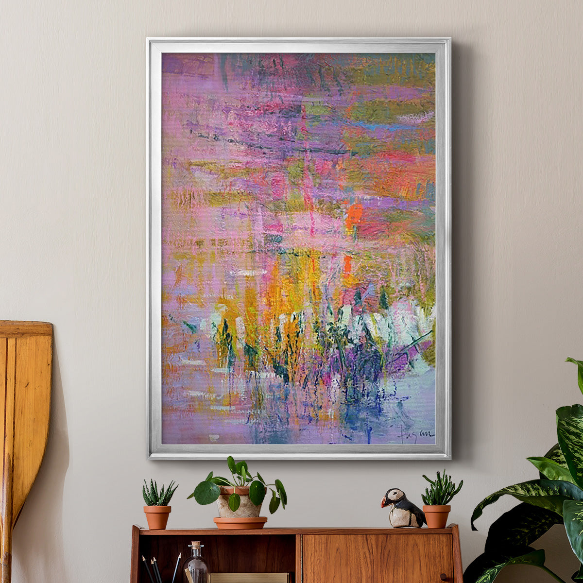 Twilight Resting - Modern Framed Canvas Print